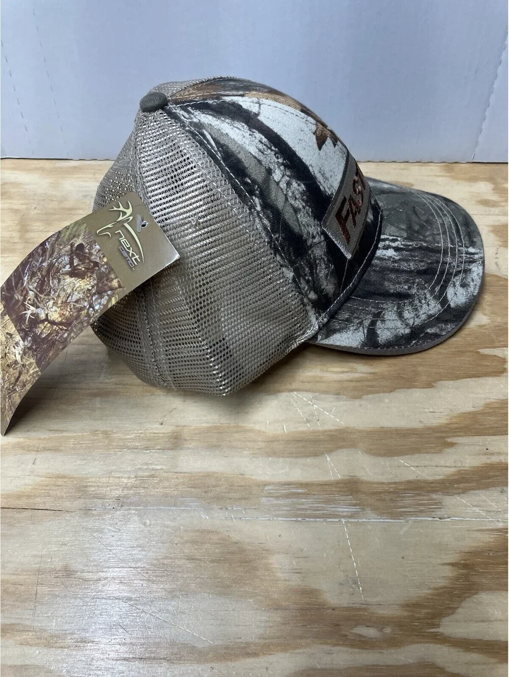 Fastenal Classic MENS Snap Back Trucker Hat Cap Camouflage Outdoor Hunt NWT